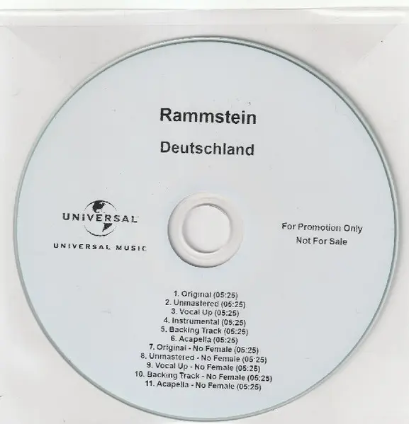 Rammstein / Deutschland (11-Track Promo)