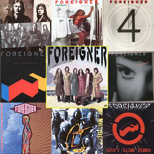 Foreigner - Studio Discography - (Studio, Compilation Albums 1977-2017)